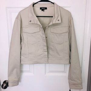 DKNY cream colored jacket (M)